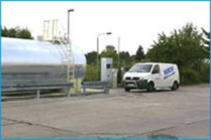 Umbau der Tankanlage in Weißenfels mit einem NOVOTEC-Tankautomat